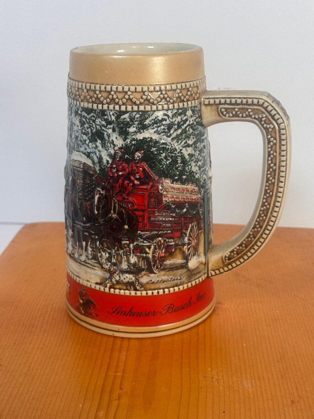 Budweiser 1987 Beer Stein Collectors Series